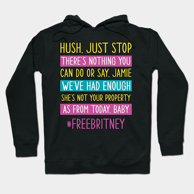 Free Britney Movement | Free Britney T-Shirt Hoodie by andreperez87